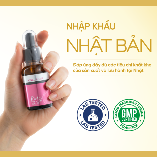 Tinh chất cung cấp collagen RINKA PREMIUM SERUM COLLAGEN